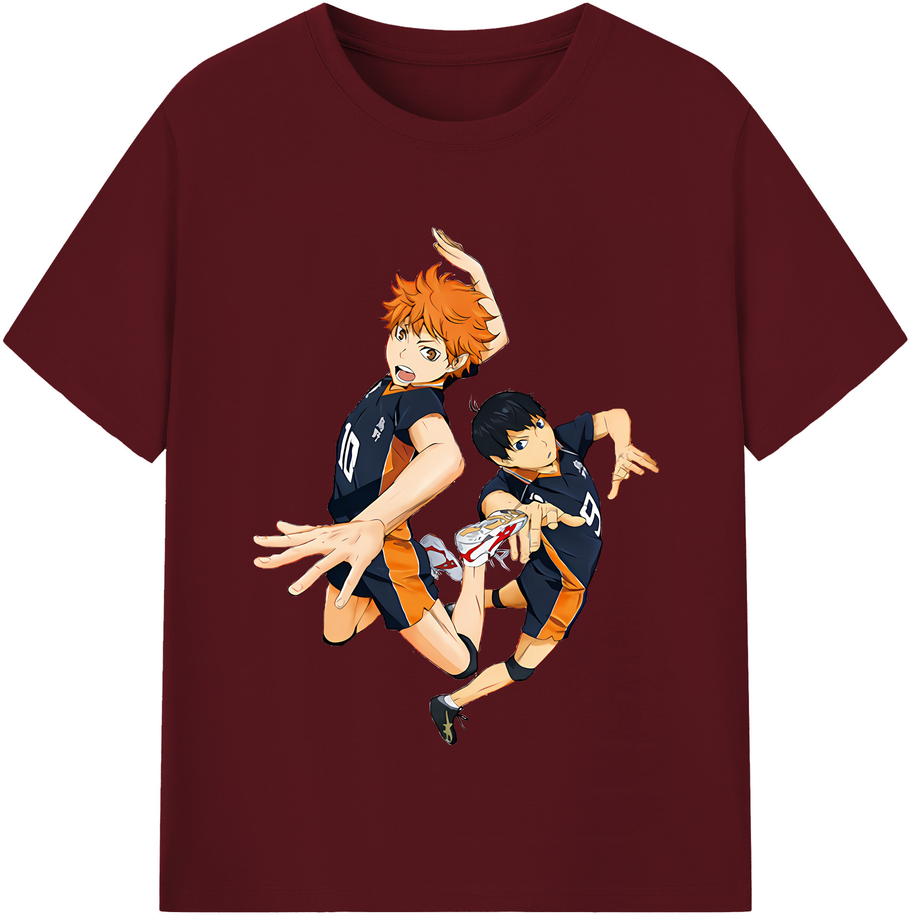 （画像用） ハイキュー!! Haikyu!! 綿100％半袖Tシャツ（フロントプリント）